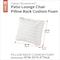 Classic Accessories Patio Lounge Chair Pillow Back Cushion Foam, 19 x 20 x 4 Inch 61-057-019901-RT - alternate 6